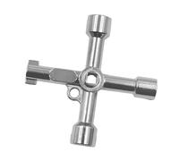 Gaaines 1 Pcs Meter Box Key, Universal Triangle Bin Keys Panel Key Gas Meter Box Key,Utilities Key Gas Meter Key for Valve,Train,Cabinet,Elevator