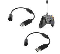 Gaaines 2 Pcs Breakaway Cable, Detachable Anti-Trip Quick Release Replacement Dongle,for Racing Steering Wheel,for Logitech g920 Usb Breakaway Cable for Xbox One Xbox 360 Xbox Series X/s (Black)