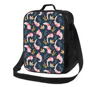 Gaakvrr Axolotl Lunch Bag for Boys, Insulated Lunchboxg for Adult Teens Girls, Reusable Portable Lunch Box for Kids Axolotl Gifts