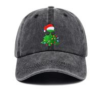 Gaakvrr Christmas Hats for Men Women, Funny Adjustable Embroidered Christmas Baseball Cap, Hat(Black)