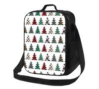 Gaakvrr Christmas Lunch Bag for Boys, Insulated Lunchboxg for Adult Teens Girls, Reusable Portable Lunch Box for Kids Christmas Gifts