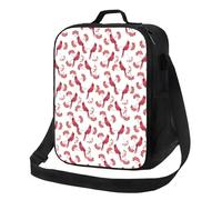 Gaakvrr Christmas Lunch Bag for Boys, Insulated Lunchboxg for Adult Teens Girls, Reusable Portable Lunch Box for Kids Christmas Gifts