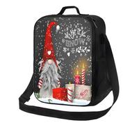 Gaakvrr Christmas Lunch Bag for Boys, Insulated Lunchboxg for Adult Teens Girls, Reusable Portable Lunch Box for Kids Christmas Gifts