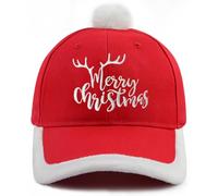 Gaakvrr Merry Christmas Hats for Men Women, Funny Adjust Embroidered Cotton Xmas Holiday Baseball Cap