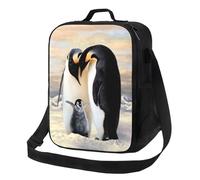 Gaakvrr Penguin Lunch Bag for Boys, Insulated Lunchboxg for Adult Teens Girls, Reusable Portable Lunch Box for Kids Penguin Gifts