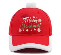 Gaakvrr Santa Baseball Cap for Men Women, Funny Adjustable Embroidered Christmas Baseball Cap