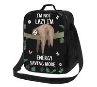 Gaakvrr Sloth Lunch Bag for Boys, Insulated Lunchboxg for Adult Teens Girls, Reusable Portable Lunch Box for Kids Sloth Gifts