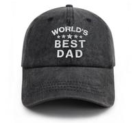 Gaakvrr World's Best Papa Hat for Men, Dad Gifts from Daughter Son Family, Unique Fathers Dad Hat