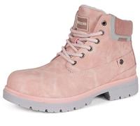 Gaatpot Womens Snow Boots Waterproof Booties Winter Walking Boots Fur Lined,MistyRose,UK6