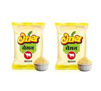 Gaay Besan 1Kg | Fine Quality Gram Flour | Chickpea Flour for Indian Cooking & Snacks (Pack of 2)