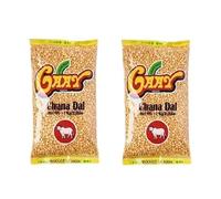 Gaay Chana Dal 1kg - Split Chickpeas (Bengal Gram) | Indian Lentils for Curries, Dal & Snacks | Vegetarian Pantry Staple (Pack of 2)