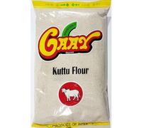 Gaay Kuttu Flour 1kg - Buckwheat Flour for Fasting & Everyday Cooking | Gluten Free Flour Alternative | Ideal for Rotis, Poori & Recipes | Vegetarian (Pack of 1)