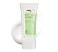 Gaayou Moisturizing Facial Sunscreen with Centella Asiatia, Korean Sunscreen Matte Without White Clay Sun Protection for Oily and Sensitive Skin