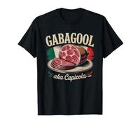 Gabagool Aka Capicola Italian Flag Heritage Graphic T-Shirt