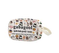 Gabagool TV Series Clear Makeup Bag Italian Mobster Gift Gangster Mafia Merch Mafia Drama Theme Gift (Gabagool Cbag EU)
