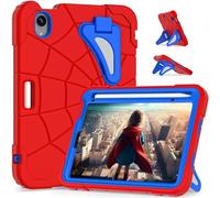 Gabann Heavy-Duty iPad mini 7 (A17 Pro, 2024) & Mini 6 (2021) Case - Triple-Layer Shockproof Cover with Built-in Screen Protector, Adjustable 30°/60° Kickstand, Detachable Shoulder Strap (Blue)