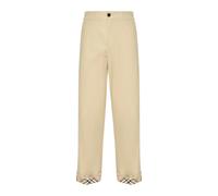 Gabardine Elasticated Trousers in Hamper Beige- male- Burberry- Chinos- Beige- M- Trousers M