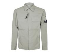 Gabardine Zipped Lens Overshirt - male - C.P. Company - Light Jackets - Gray - S - Jackets S