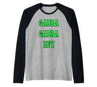 Gabba Gabba Hey Raglan Baseball Tee