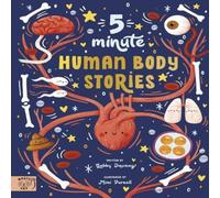 Gabby Dawnay 5 Minute Human Body Stories Hardback Book in White Gabby Dawnay White