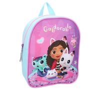 Gabby Dollhouse Backpack Pink Home Dolls 29x22x9cm School Nursery Sport Official