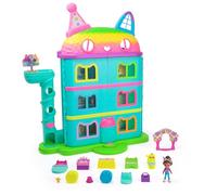 Gabby’s Dollhouse, 15-Piece Rainbow-Themed, Celebration Doll’s House, Toy Figures, Doll’s House Furniture and 6 Sound Effects, Kids’ Toys for Girls and Boys 3+