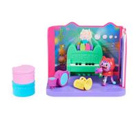 Gabby's Dollhouse , Groovy Music Room with Daniel James Catnip Figure, 2 Accessories, 2 Furniture Pieces and 2 Deliveries, Kids Toys for Ages 3 and up