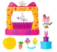 Gabby’s Dollhouse, Baby Box Talent Show Balcony Playset, 8-Pcs with Toy Figures,