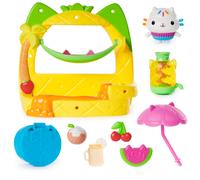 Gabby’s Dollhouse, Cakey’s Fruit Smoothie Balcony Playset, 8-Pcs with Toy Figure