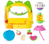 Gabby's Dollhouse , Cakey’s Fruit Smoothie Balcony Playset, 8-Pcs with Toy Figures, Dollhouse Accessories & Sensory Play, Kids Toys for Girls & Boys 3+