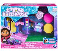 Gabby's Dollhouse 6064149 Purr-ific Play Room with Carlita Car, Accessories, Furniture and Dollhouse Deliveries, Kids Toys for Ages 3