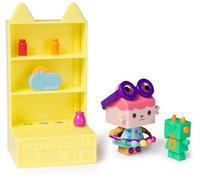 Gabby’s Dollhouse, Celebration Series Baby Box Cat Bobble Figure with Dollhouse Furniture and Accessories, Kids’ Toys for Girls & Boys Aged 3 and Up