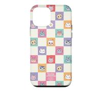Gabby’s Dollhouse Checkerboard Faces All Over Print Case for iPhone 12 mini