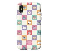 Gabby’s Dollhouse Checkerboard Faces All Over Print Case for iPhone X/XS