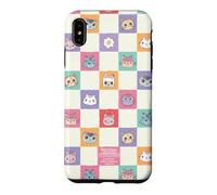 Gabby’s Dollhouse Checkerboard Faces All Over Print Case for iPhone XS Max