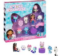 Gabby’s Dollhouse, Deluxe Figure Gift Set with 7 Toy Figures and Surprise...