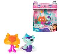 Gabby's Dollhouse: The Movie, MerCat and Kitty Jellyfish, Toy Figures with 2 Accessories, Kids Toys for Girls and Boys Ages 3 and Up