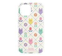 Gabby’s Dollhouse Floral Cat Tile All Over Print Case for iPhone 15