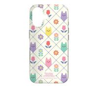 Gabby’s Dollhouse Floral Cat Tile All Over Print Case for iPhone 17