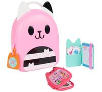 Gabby's Dollhouse, Gabby Girl On-The-Go Travel Set, Pretend Play Travel Toys, Toy Passport, Toy Phone and Compass Charm, Kids Toys for Girls & Boys 3