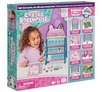 Gabby’s Dollhouse, Games HQ Checkers Tic Tac Toe Memory Match Go Fish Bingo Cards Board Games Toy Gift Netflix Party Supplies, for Kids Ages 4 and up