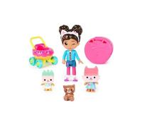 Gabby’s Dollhouse, Kitty Care Figure Set with Gabby, Baby Box, Baby Benny Box, Surprise Toys and Doll’s House Accessories, Kids’ Toys for Girls and Boys 3+