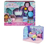 Gabby's Dollhouse , Primp and Pamper Bathroom with MerCat Figure, 3 Accessories, 3 Furniture and 2 Deliveries, Kids Toys for Ages 3 and up