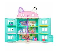 Gabby's Dollhouse , Purrfect Dollhouse with 2 Toy Figures, 8 Furniture Pieces, 3 Accessories, 2 Deliveries and Sounds, Kids Toys for Ages 3 and up