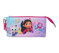 Gabby´s Dollhouse Triple Karaoke Pencil Case