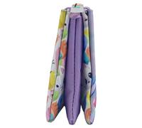 CYP BRAND Gabby- Triple Pencil Case, Pencil Case, 5 Compartments, Preschool, Pencil Case, Gabby, Pandy Patitas, Purple Color, Official Product