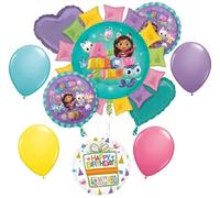Gabby's Birthday Party Supplies Cats and Dollhouse Balloon Bouquet Decorations