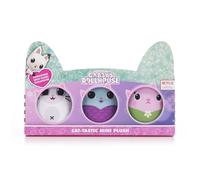 Gabby's Dollhouse 3" (7.5cm) Mini Squishy Cat Pack (Includes Pandy Paws, Mercat and Kitty Fairy)