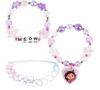 Gabby's Dollhouse 3 Elastic Costume Bracelets Set for Girls