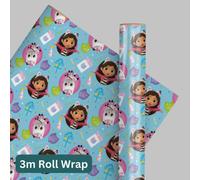 Gabby's Dollhouse 3m Roll Wrap